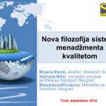 Nova filofija sistema menadžmenta kvalitetom