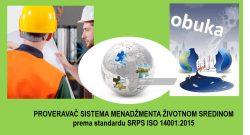 C23 Vodeći proveravač/proveravač za sisteme menadžmenta životnom sredinom prema ISO 14001:2015 (za proveravače koji su već obučeni prema nekom drugom standardu za sisteme menadžmenta)- Webinar @ StandCert d.o.o.